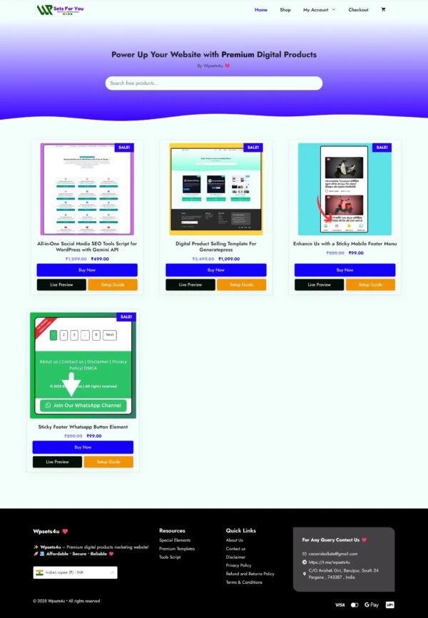 Gp Digital Products - Digital Products Selling Template For Generatepress