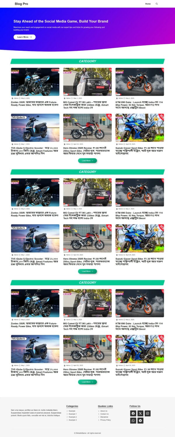 Gp Blog Pro - A Fast Blog Blog Template For Generatepress